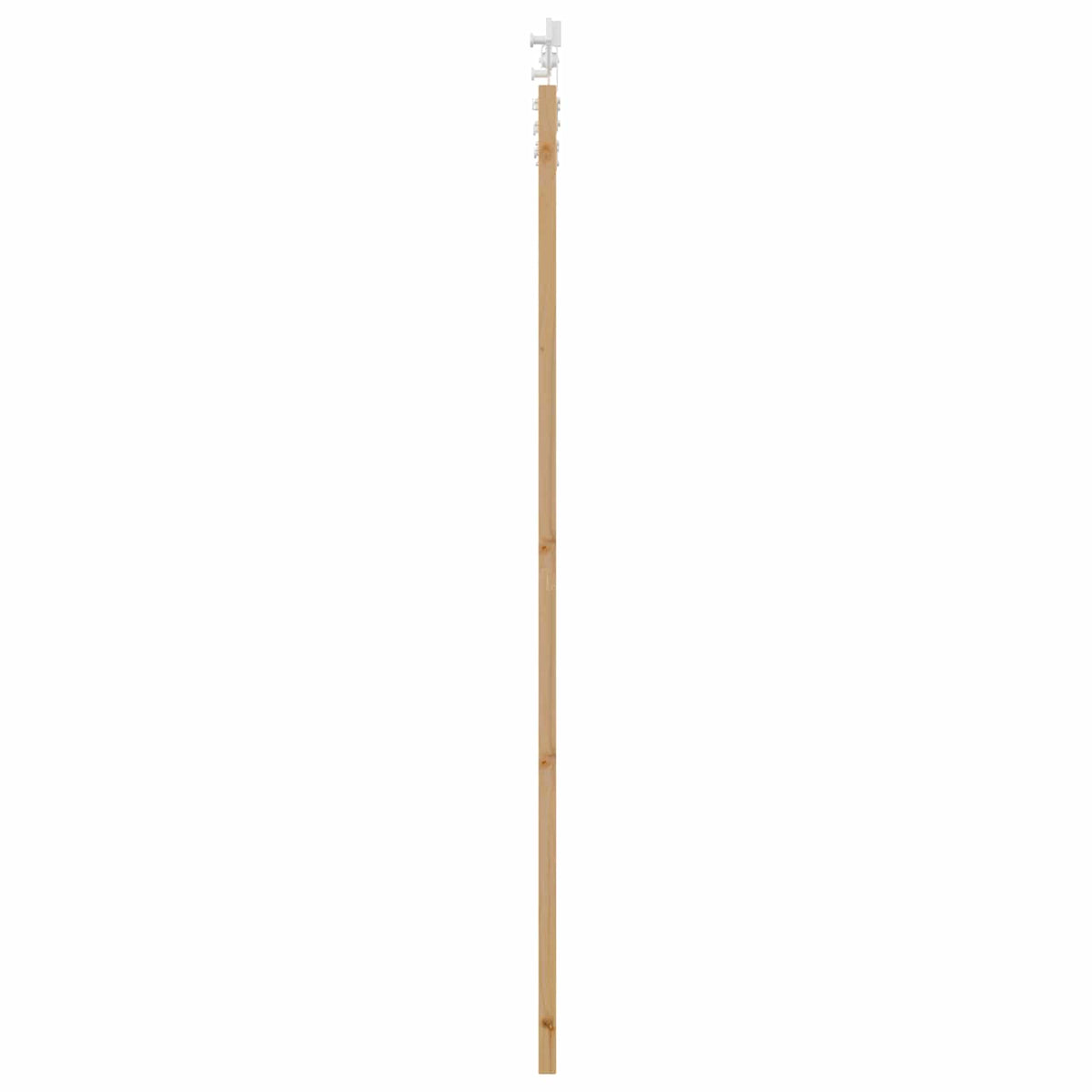 Slankios durys 93 x 211 cm Apdirbta mediena Natūrali ir Balta