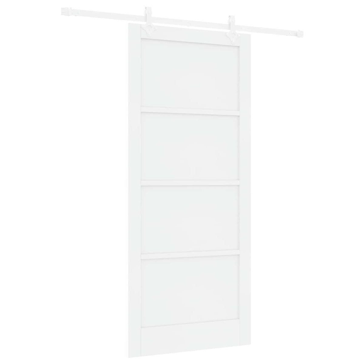 Slankios durys 93 x 211 cm Apdirbta mediena Balta