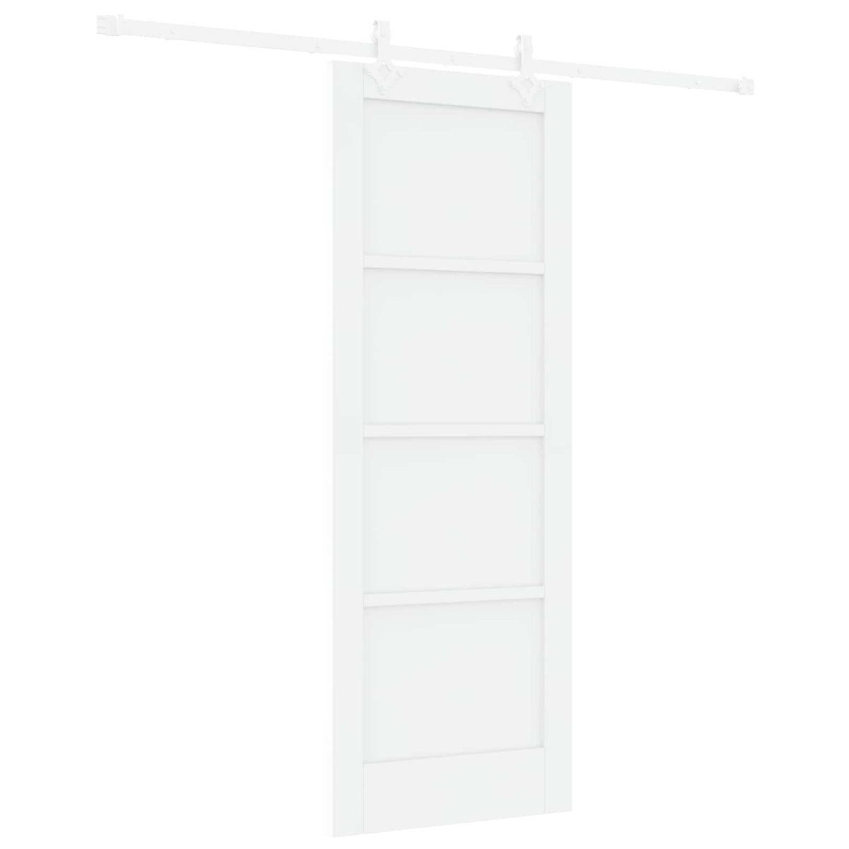 Slankios durys 73,5 x 198,5 cm Apdirbta mediena Balta