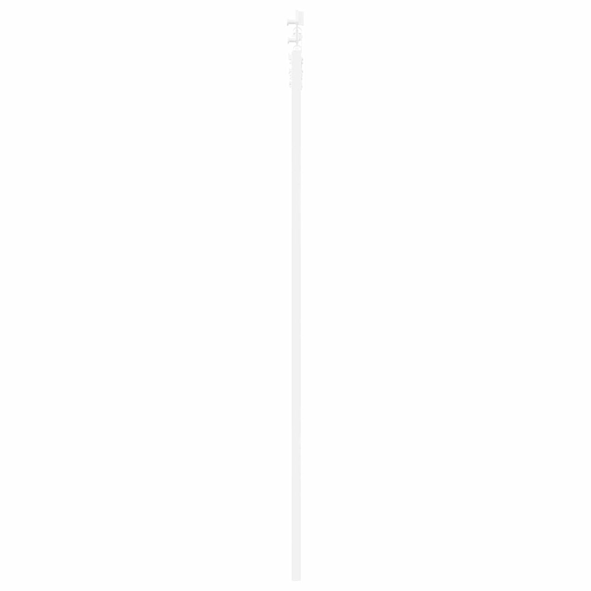 Slankios durys 73,5 x 211 cm Apdirbta mediena Balta
