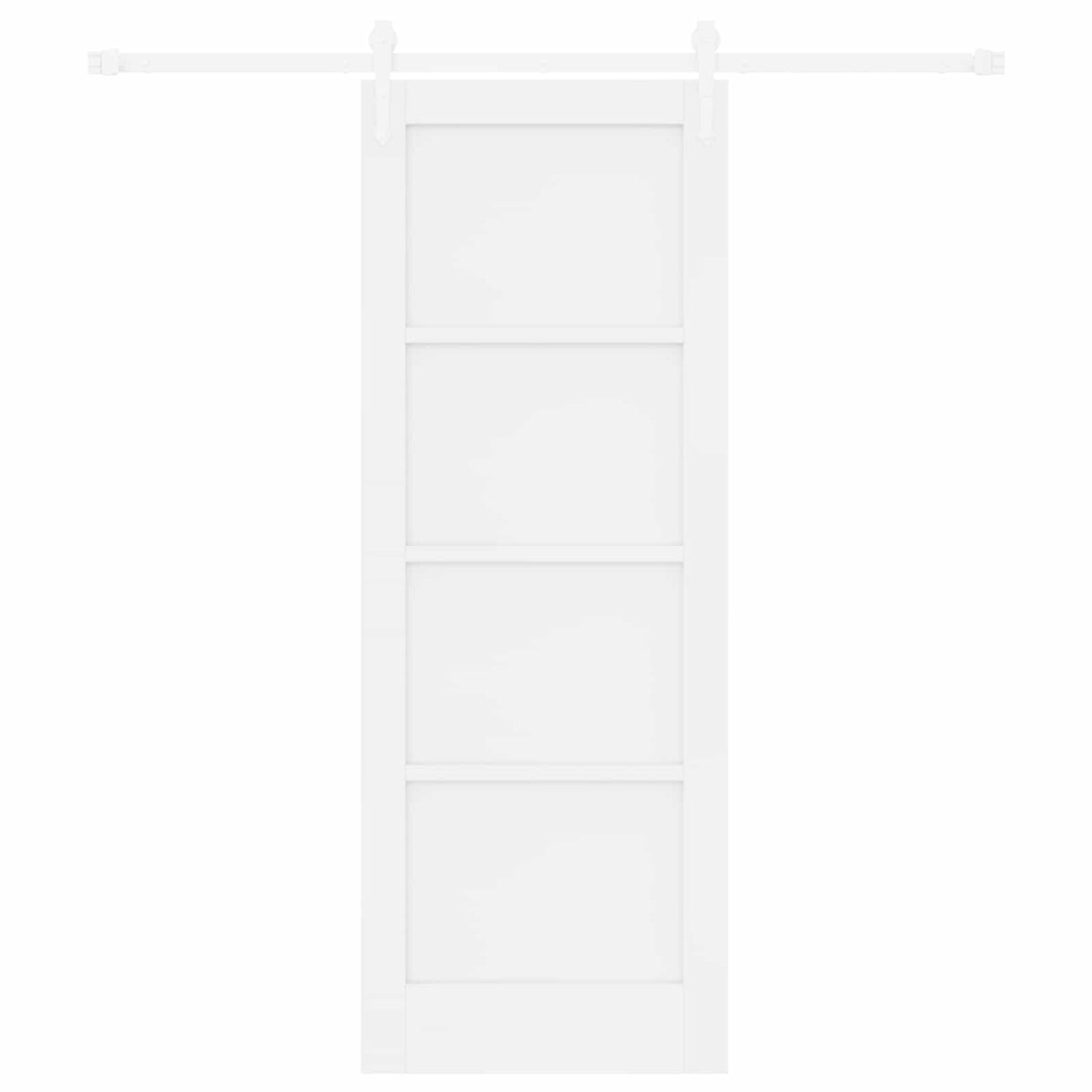 Slankios durys ORKDAL 73,5 x 198,5 cm Apdirbta mediena Balta