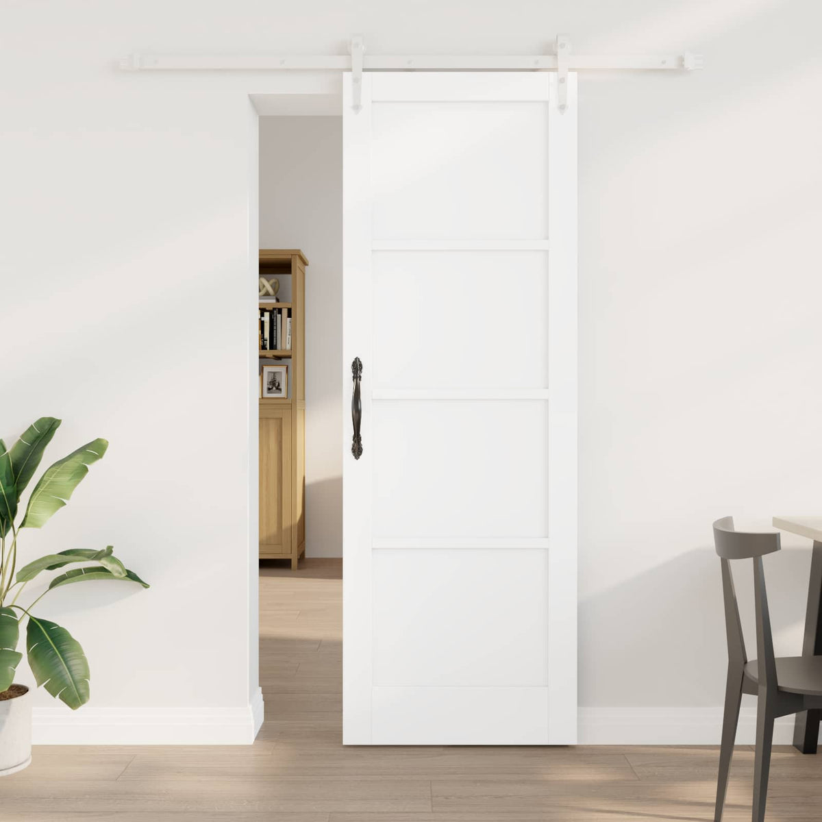 Slankios durys ORKDAL 73,5 x 211 cm Apdirbta mediena Balta