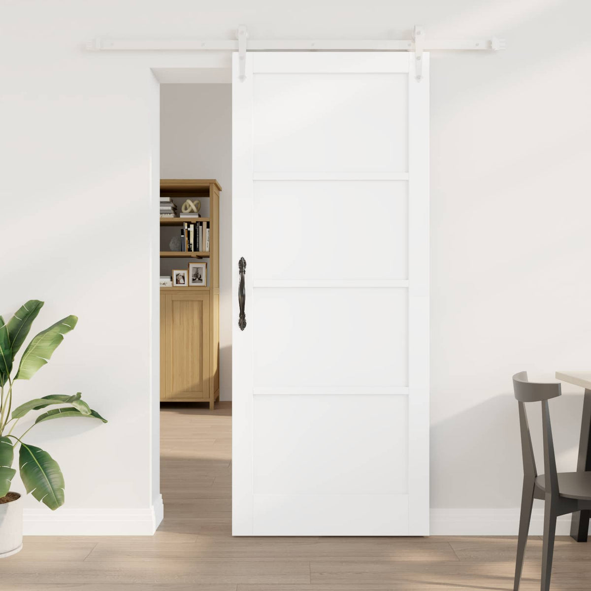 Slankios durys ORKDAL 86 x 211 cm Apdirbta mediena Balta