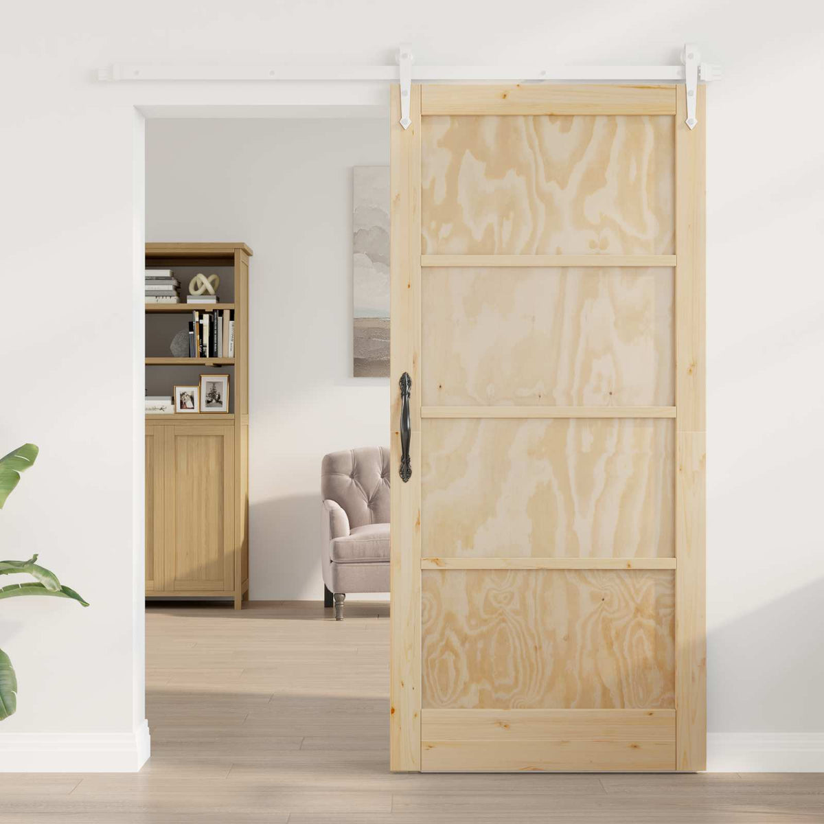 Slankios durys ORKDAL 93 x 202 cm Apdirbta mediena