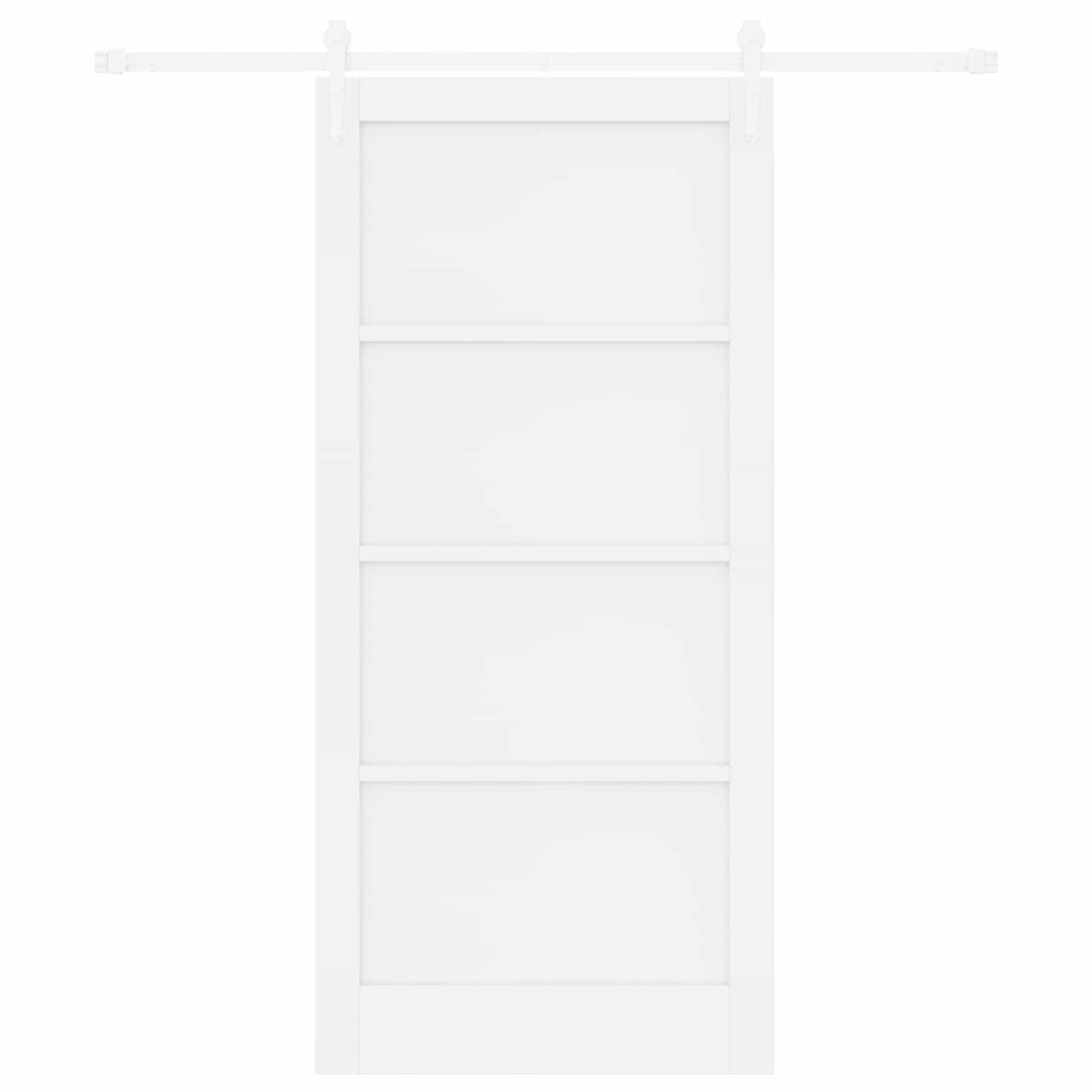 Slankios durys ORKDAL 93 x 202 cm Apdirbta mediena Balta