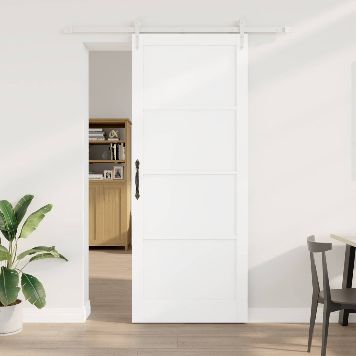 Slankios durys ORKDAL 93 x 232 cm Apdirbta mediena Balta