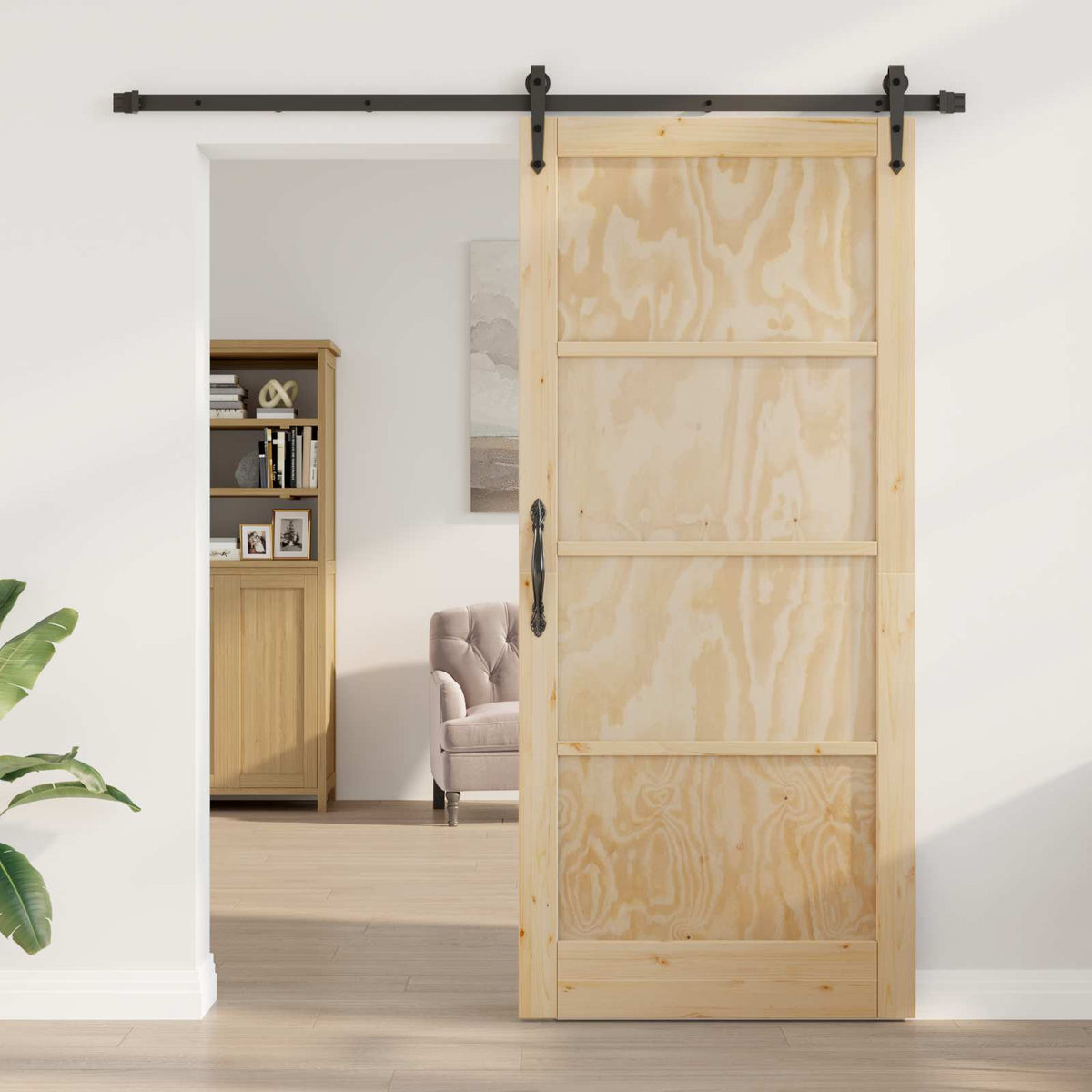 Slankios durys ORKDAL 93 x 211 cm Apdirbta mediena