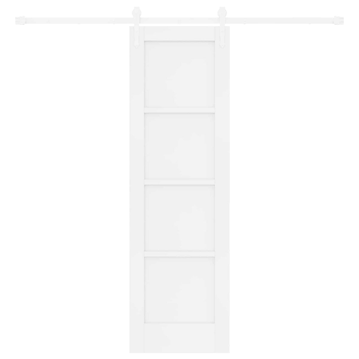 Slankios durys ORKDAL 61 x 198,5 cm Apdirbta mediena Balta