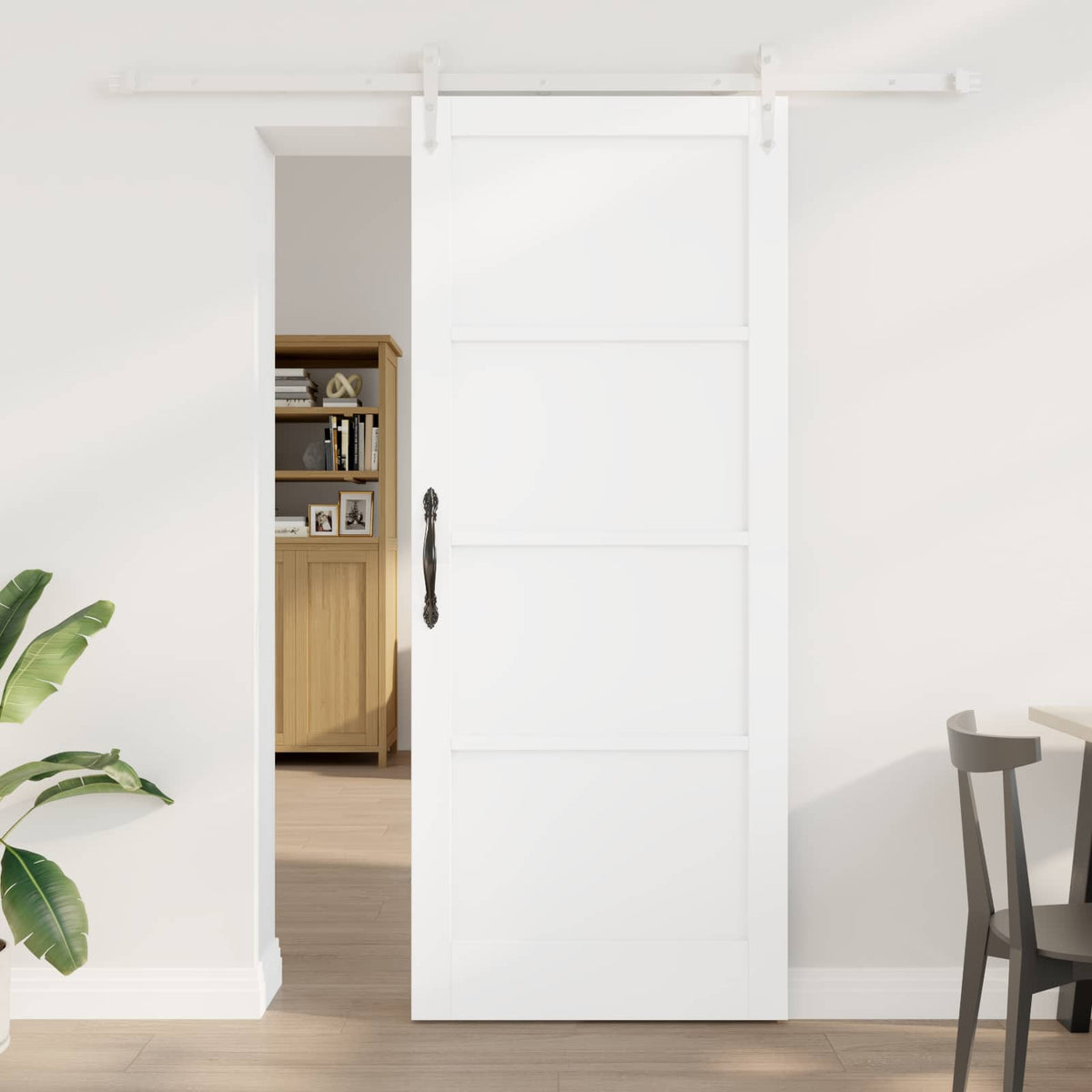 Slankios durys ORKDAL 86 x 211 cm Apdirbta mediena Balta