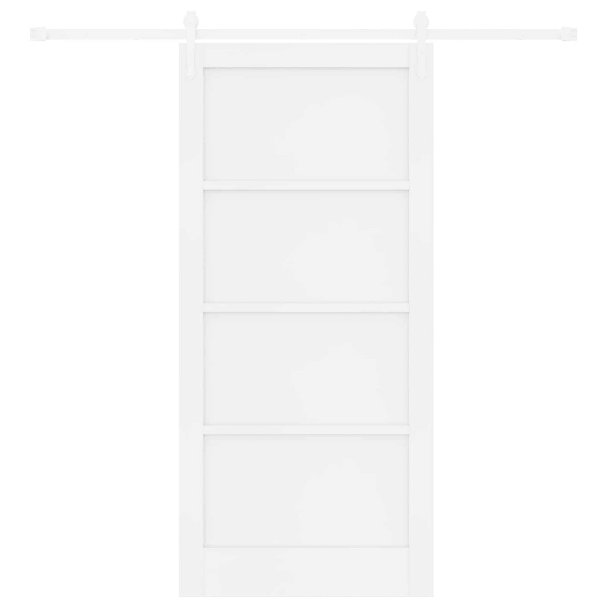 Slankios durys ORKDAL 93 x 202 cm Apdirbta mediena Balta