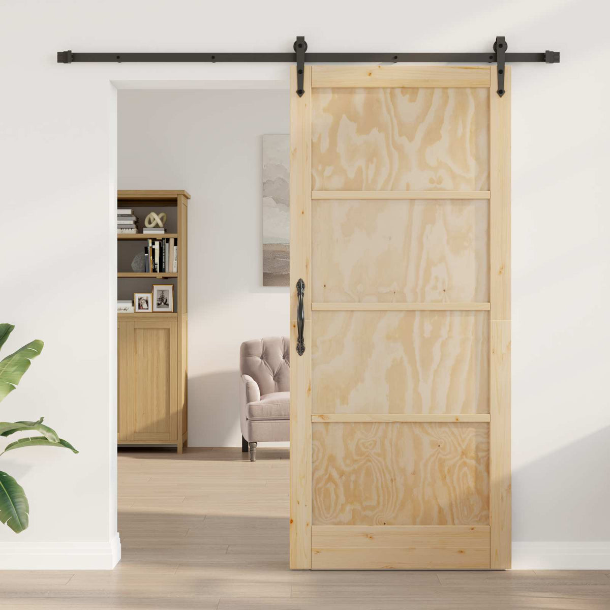 Slankios durys ORKDAL 93 x 211 cm Apdirbta mediena