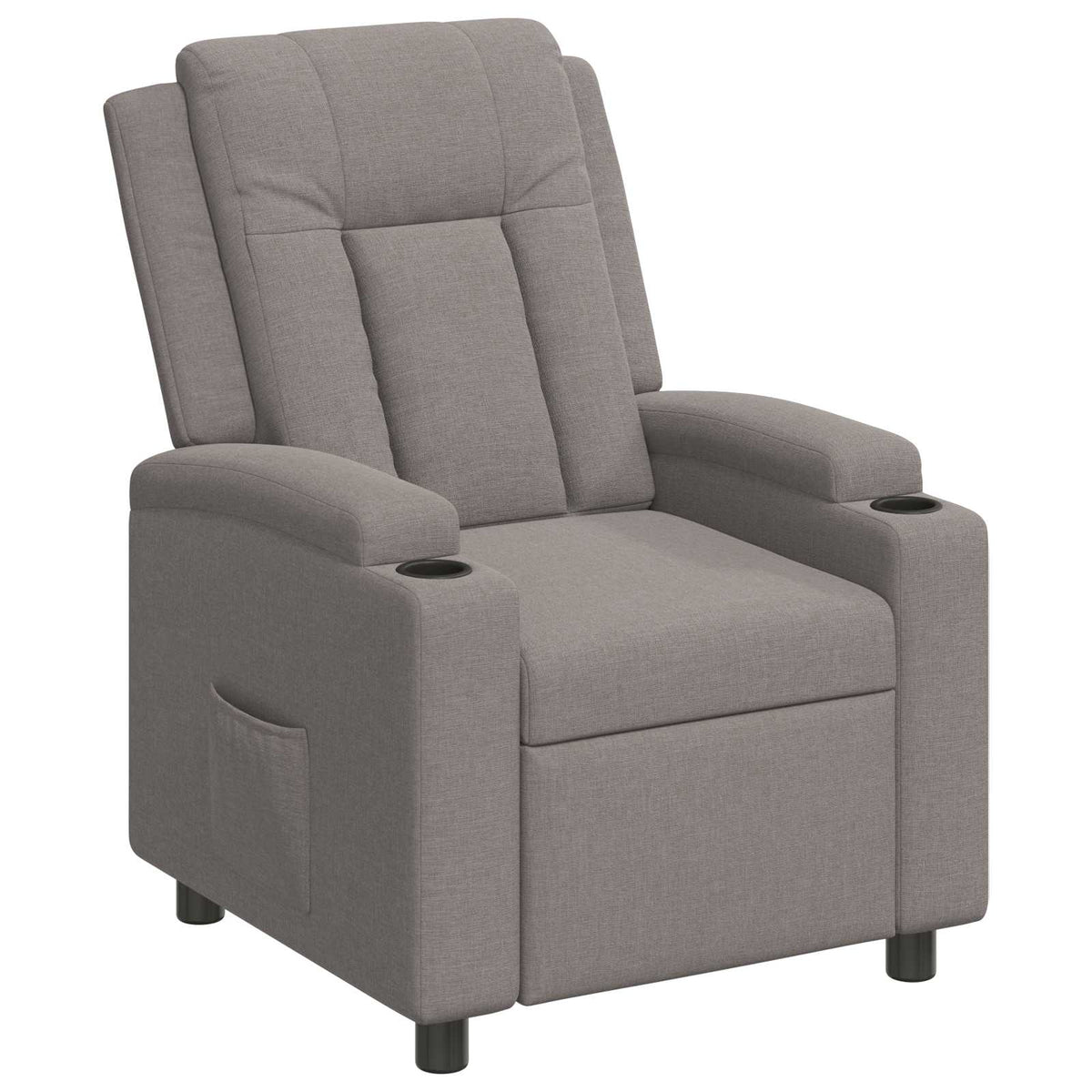 Atlošiamasis fotelis Taupe 75 x 95 x 100 cm Audinys