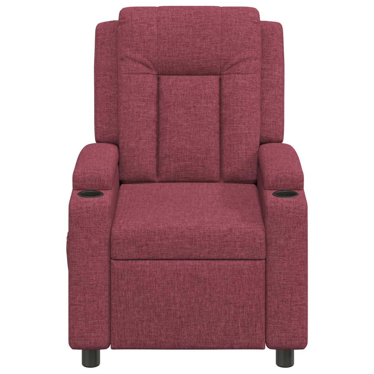 Atlošiamas masažinis krėslas Vyno raudona 75 x 95 x 100 cm