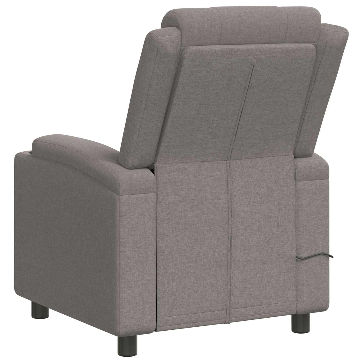 Atlošiamas masažinis krėslas Taupe 75 x 95 x 100 cm Audinys