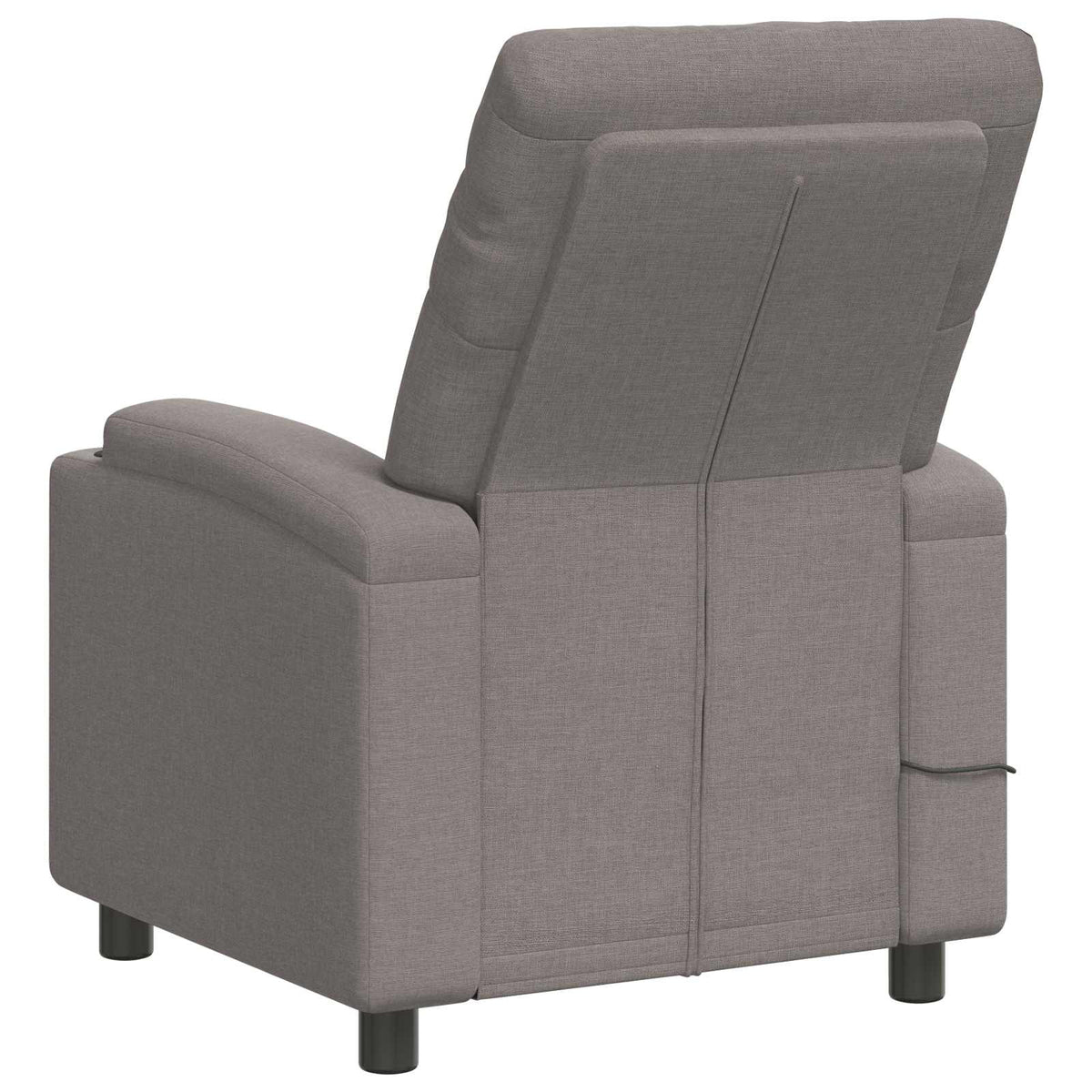Atlošiamas masažinis krėslas Taupe 75 x 95 x 101 cm Audinys