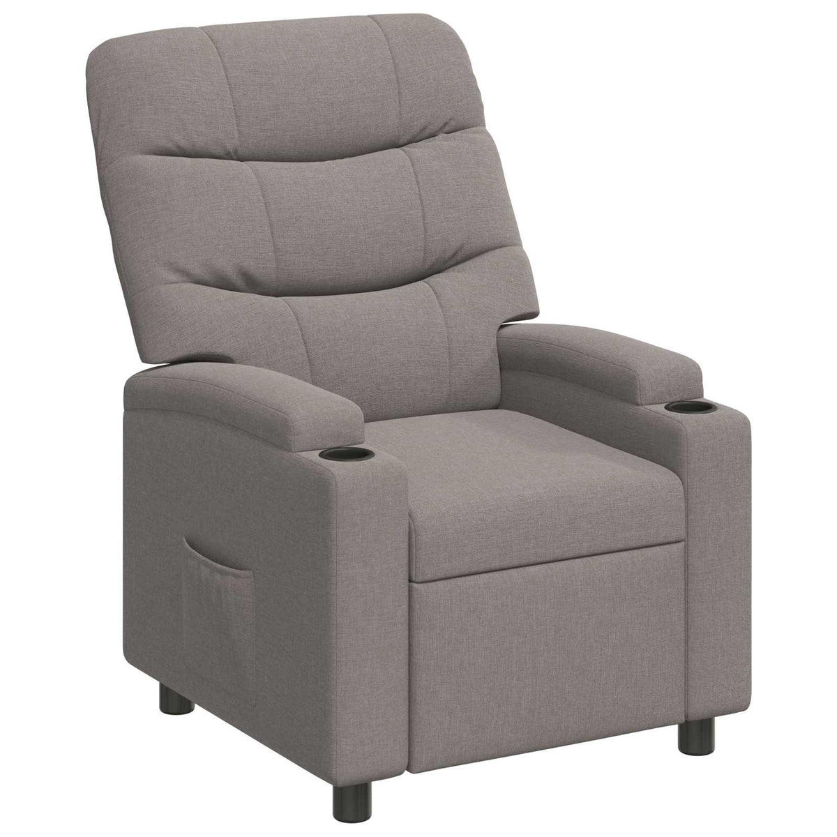 Atlošiamasis fotelis Taupe 75 x 93 x 102 cm Audinys