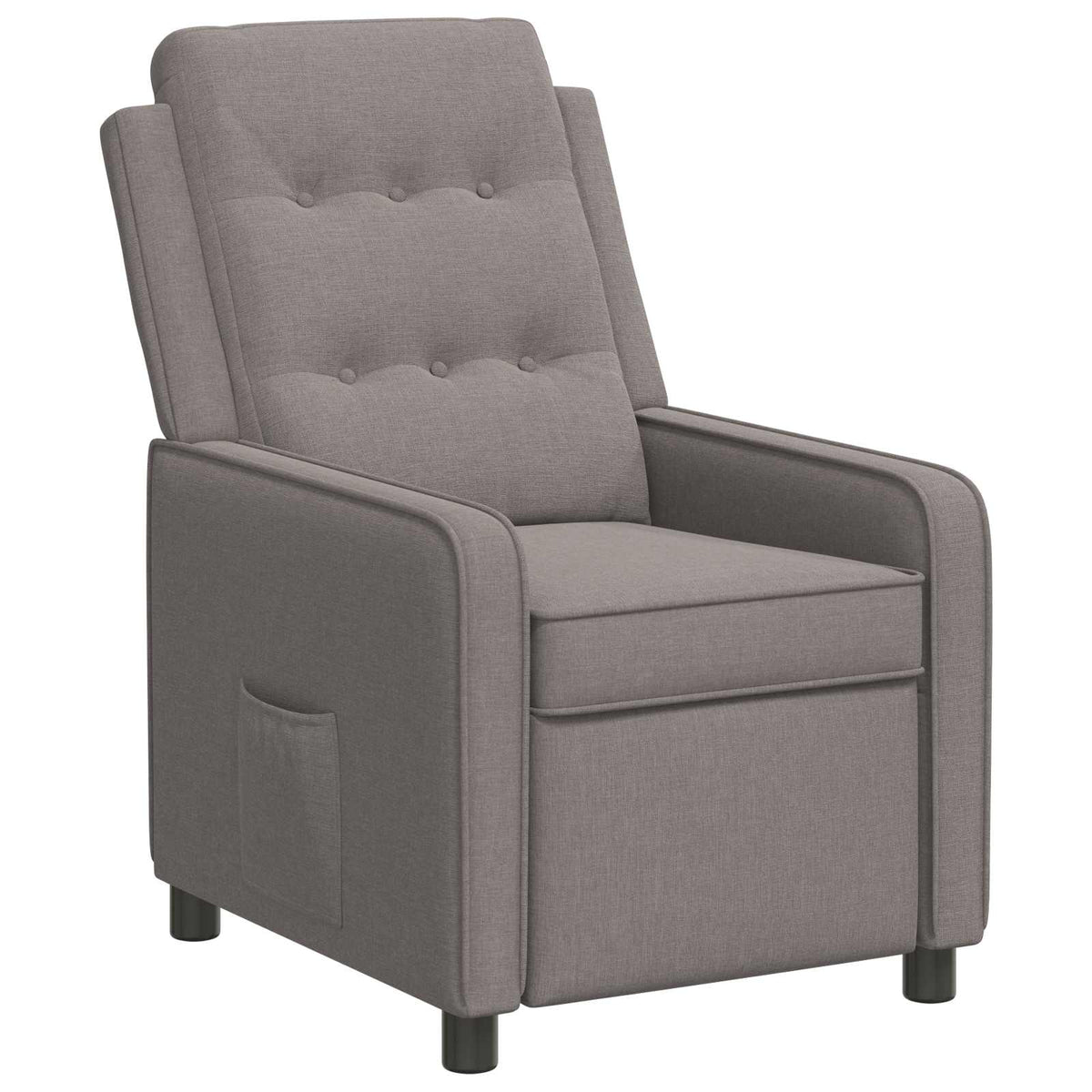 Atlošiamasis fotelis Taupe 65 x 93 x 102 cm Audinys