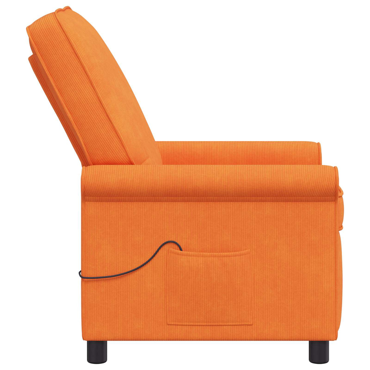Atlošiamas masažinis krėslas Oranžinė 69 x 95 x 101 cm Audinys