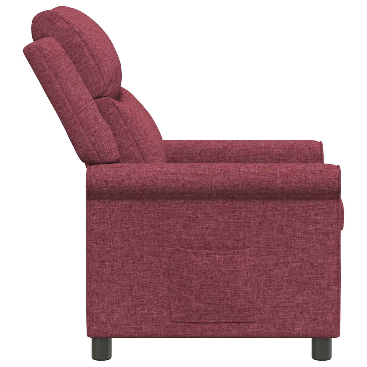 Atlošiamasis fotelis Vyno raudona 69 x 93 x 102 cm Audinys