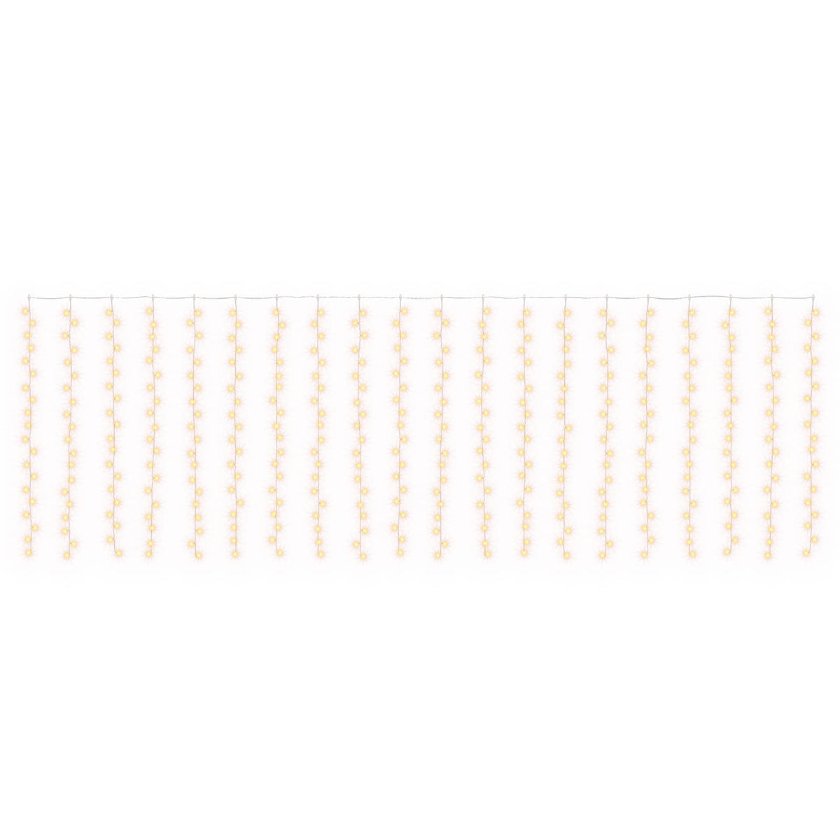Užuolaidų girlianda 400 LED Šilta balta 600 x 200 cm