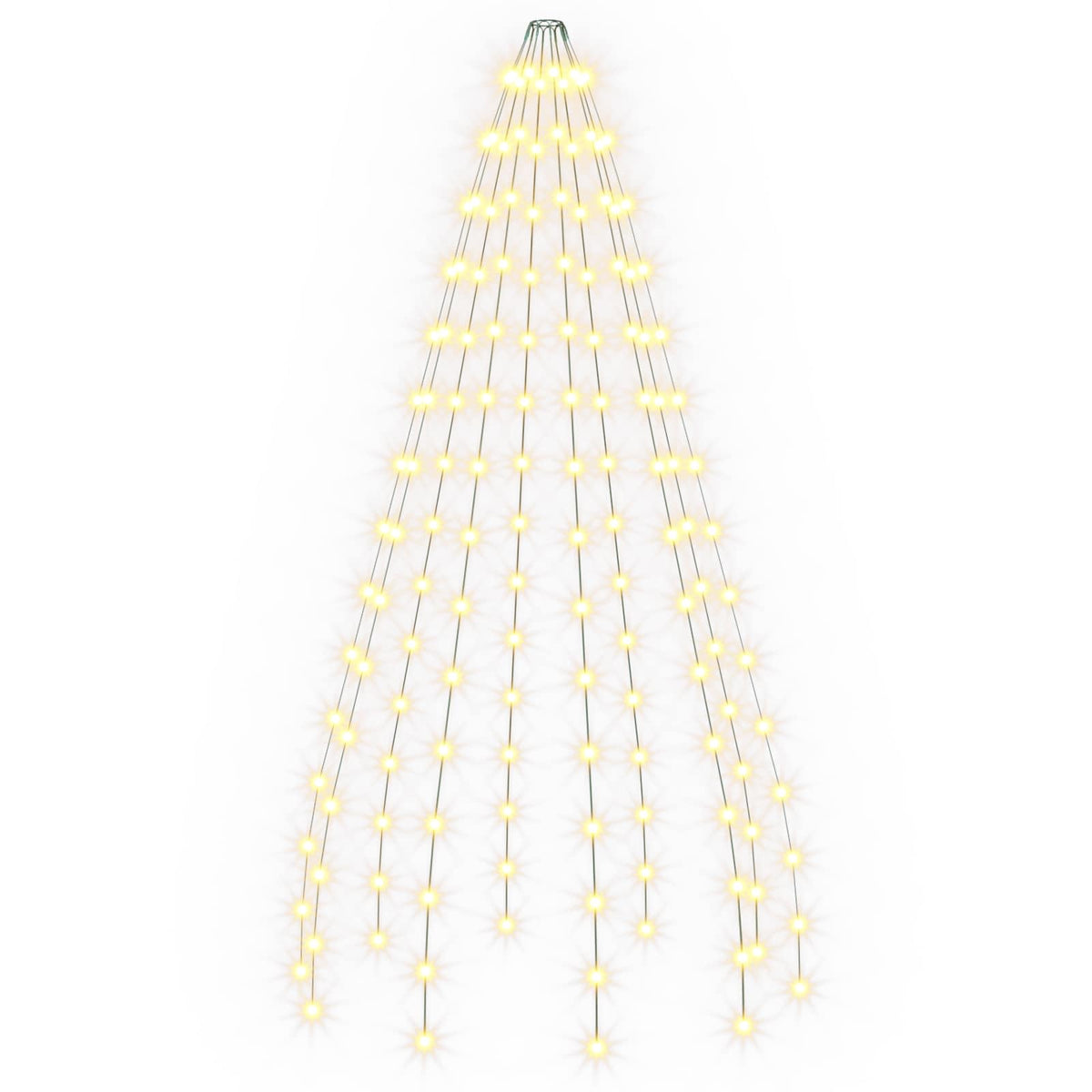 Kalėdų eglutės lemputės 150 LED Šilta balta 150 cm