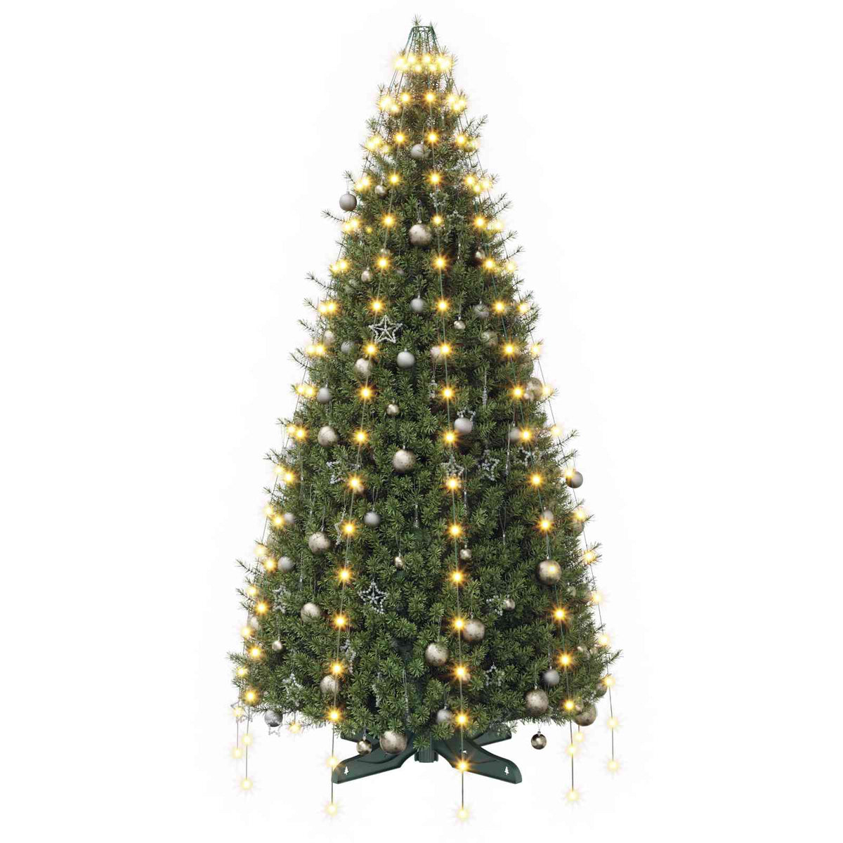 Kalėdų eglutės lemputės 180 LED Šilta balta 180 cm
