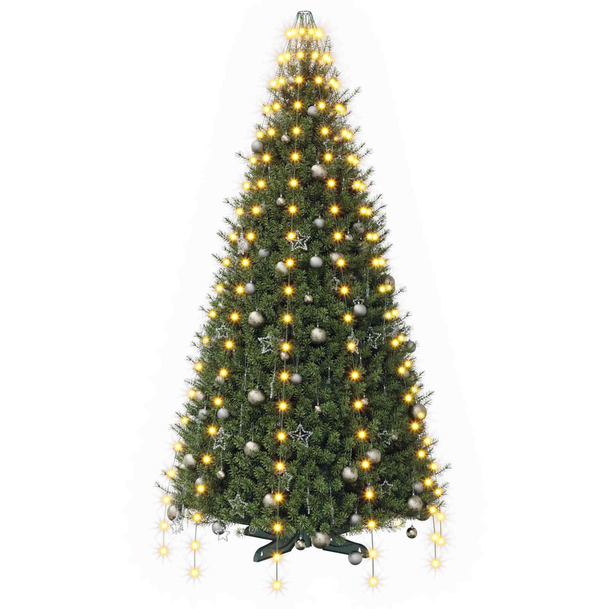Kalėdų eglutės lemputės 210 LED Šilta balta 210 cm