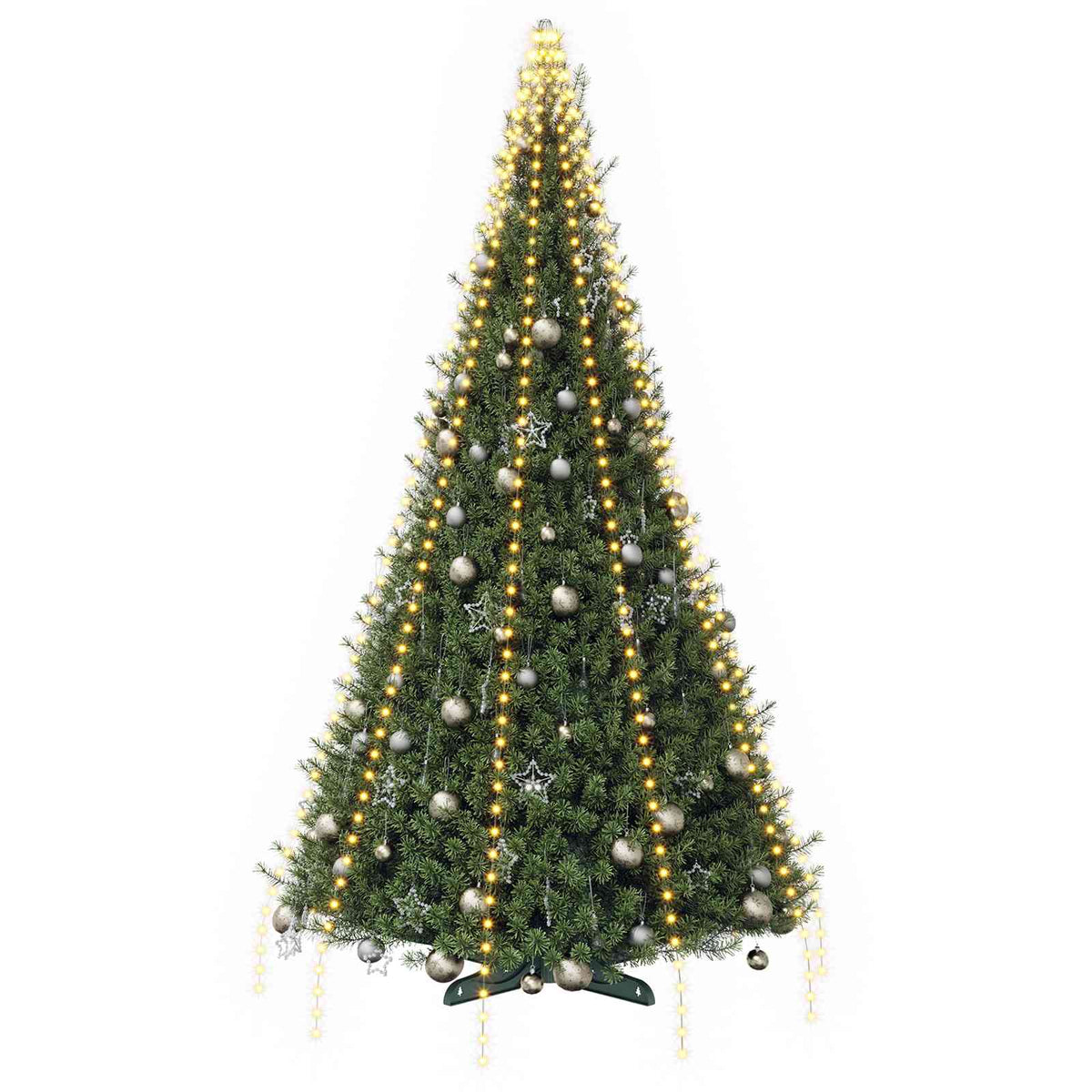 Kalėdų eglutės lemputės 500 LED Šilta balta 500 cm