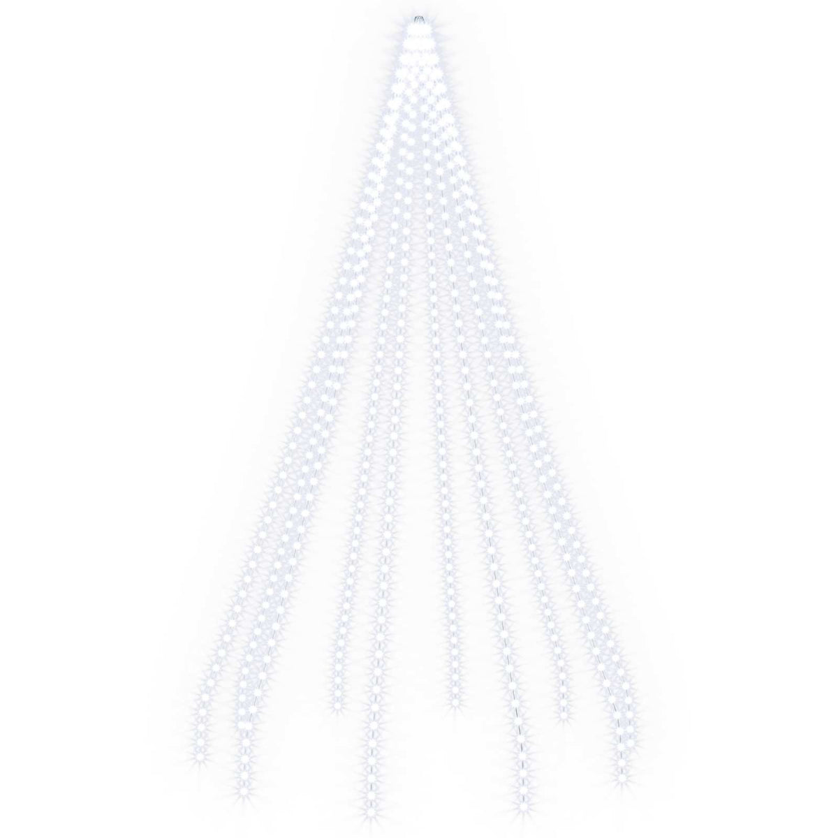 Kalėdų eglutės lemputės 500 LED Šalta balta 500 cm