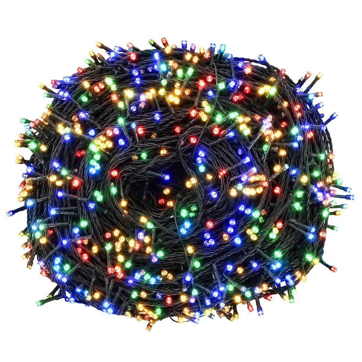 Dviejų spalvų režimo kalėdinės girliandos 400 LED