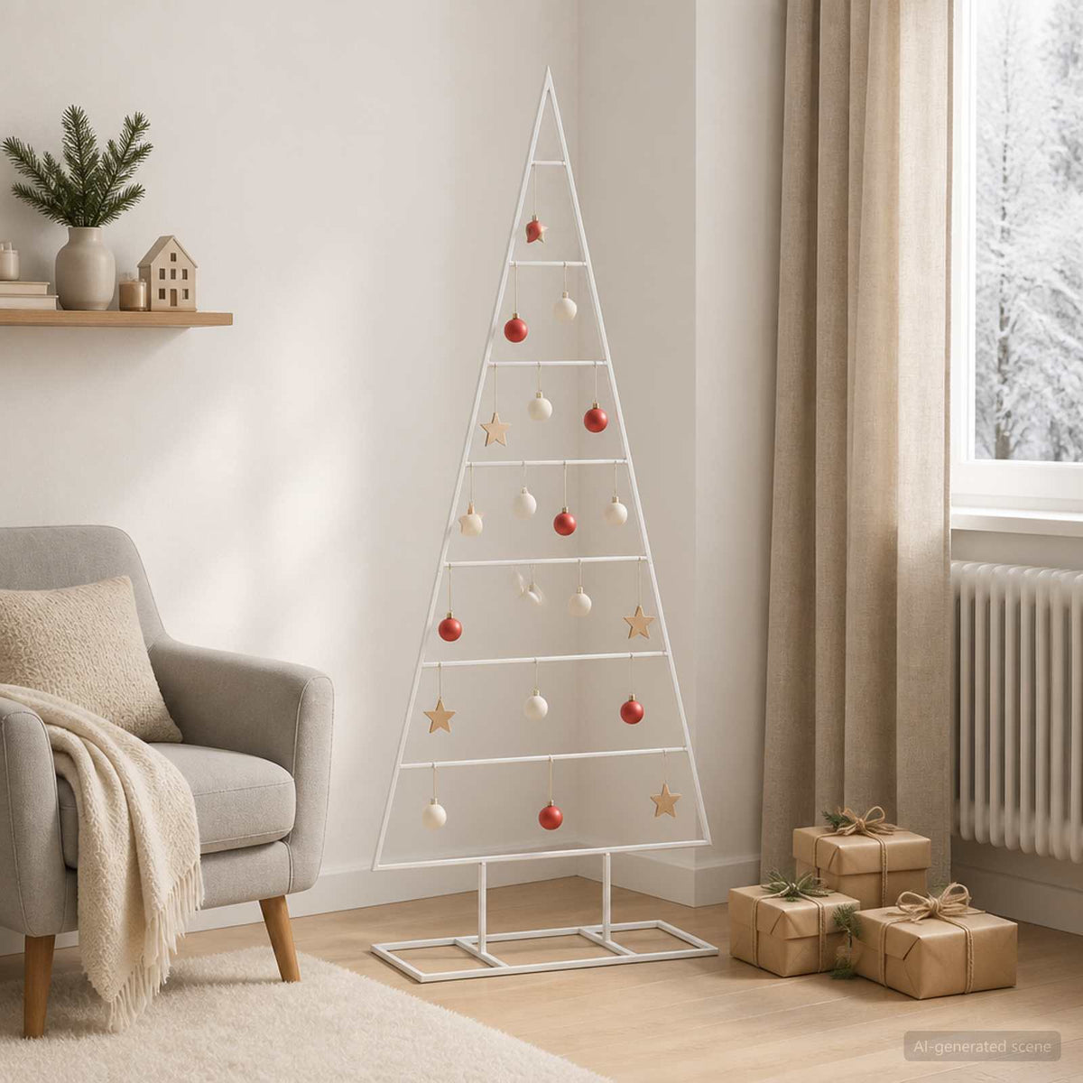 Metalinis Kalėdų medis KUOPIO 125 cm