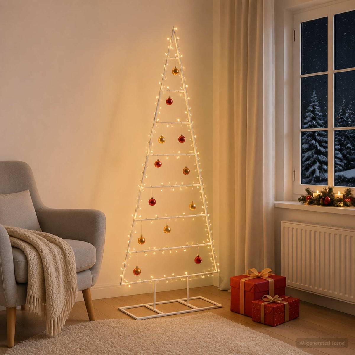 Metalinis Kalėdų medis KUOPIO 150 cm