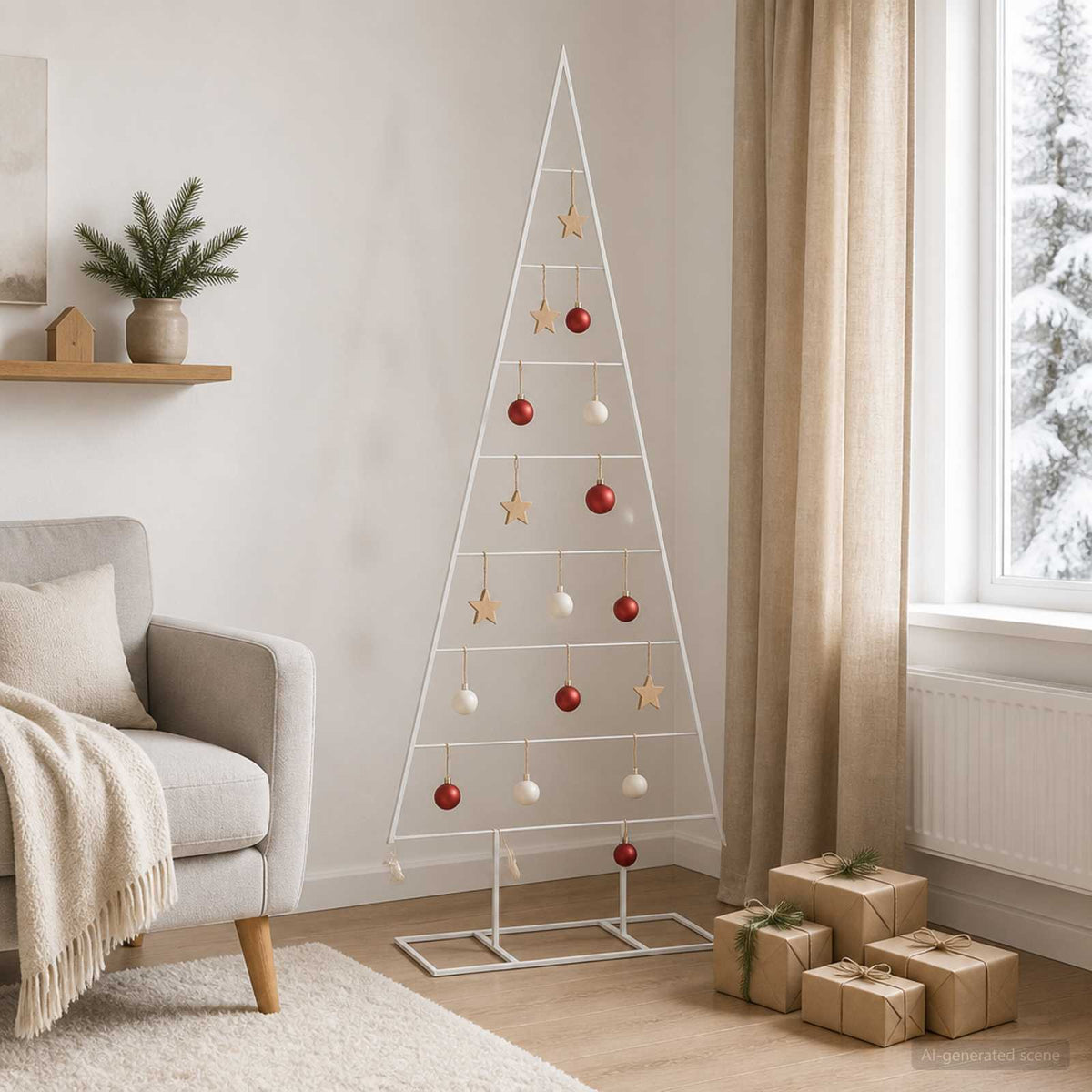 Metalinis Kalėdų medis KUOPIO 150 cm