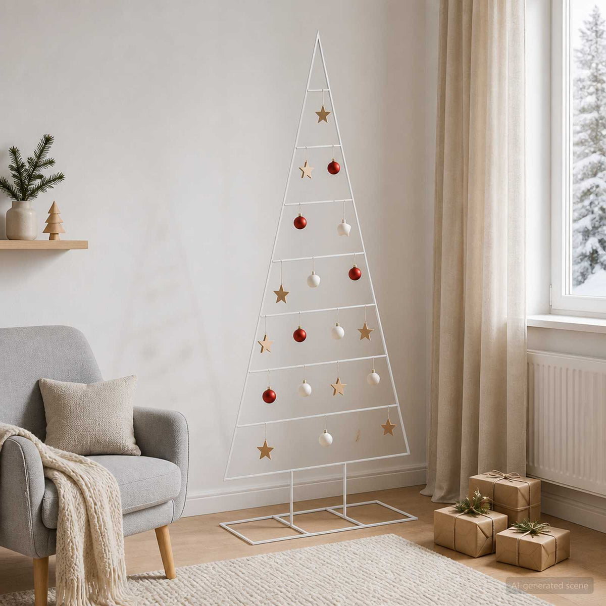 Metalinis Kalėdų medis KUOPIO 180 cm