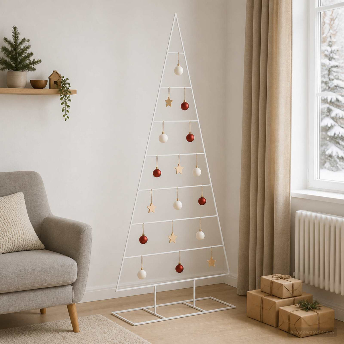 Metalinis Kalėdų medis KUOPIO 210 cm