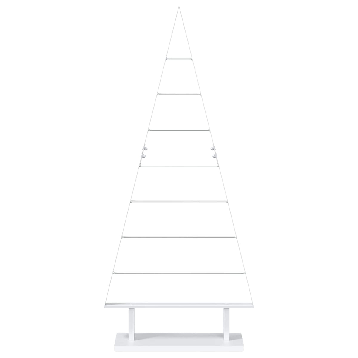 Metalinis Kalėdų medis KUOPIO 125 cm Plienas Balta