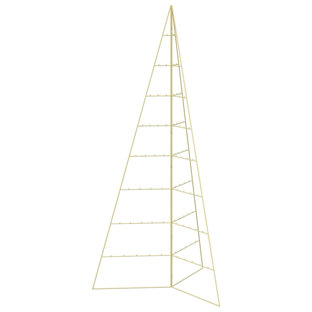Metalinis Kalėdų medis KUOPIO 210 cm Plienas Auksinė