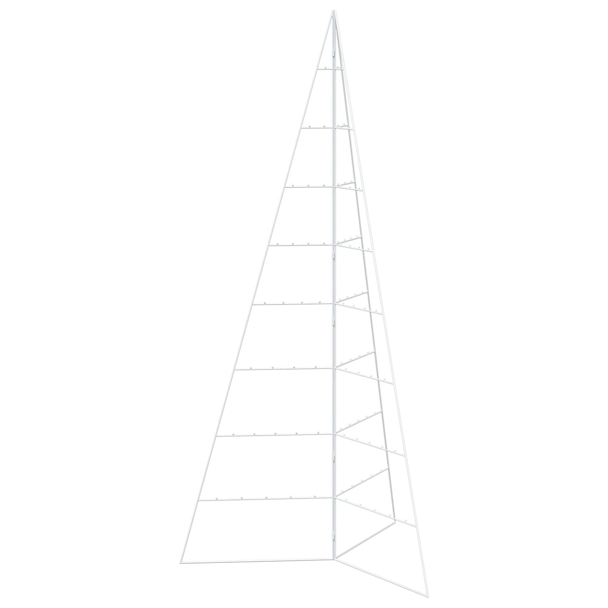 Metalinis Kalėdų medis KUOPIO 210 cm Plienas Balta