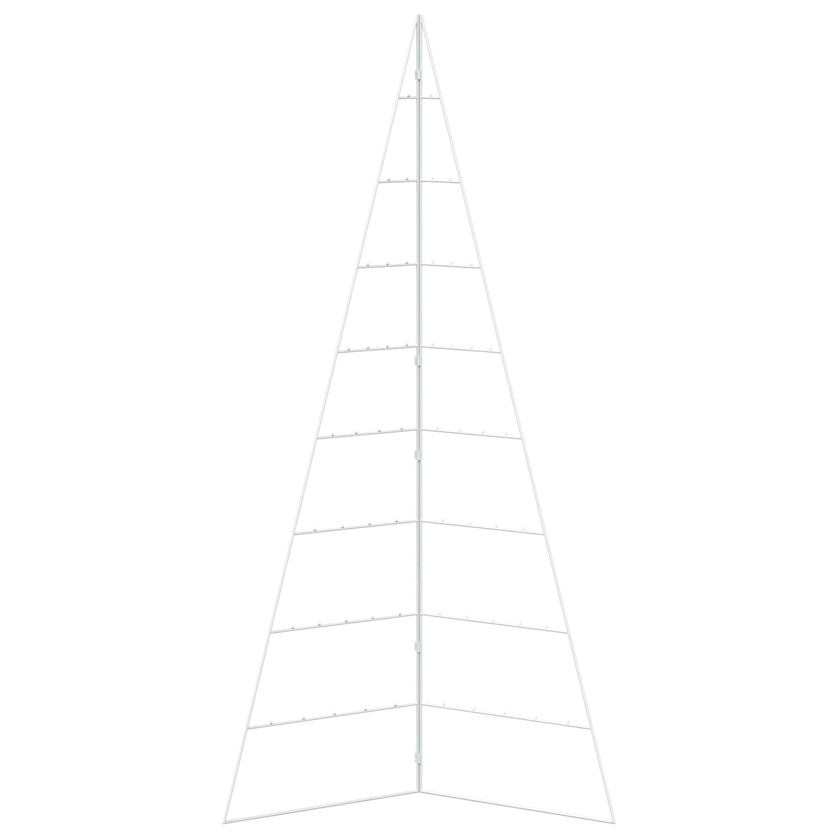 Metalinis Kalėdų medis KUOPIO 210 cm Plienas Balta