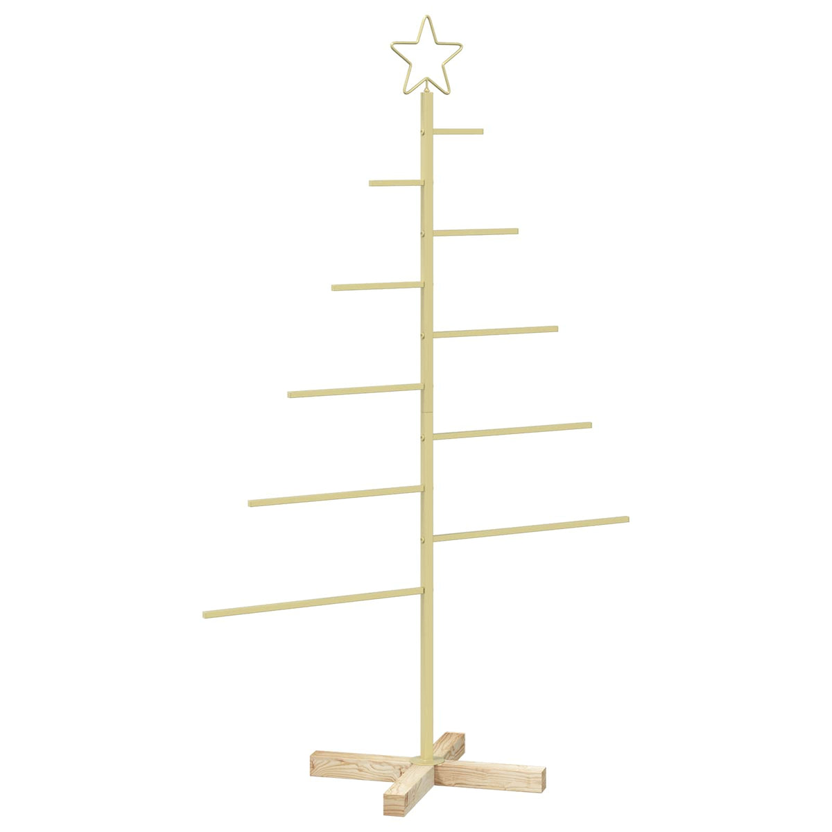 Metalinis Kalėdų medis KUOPIO 125 cm Plienas Auksinė