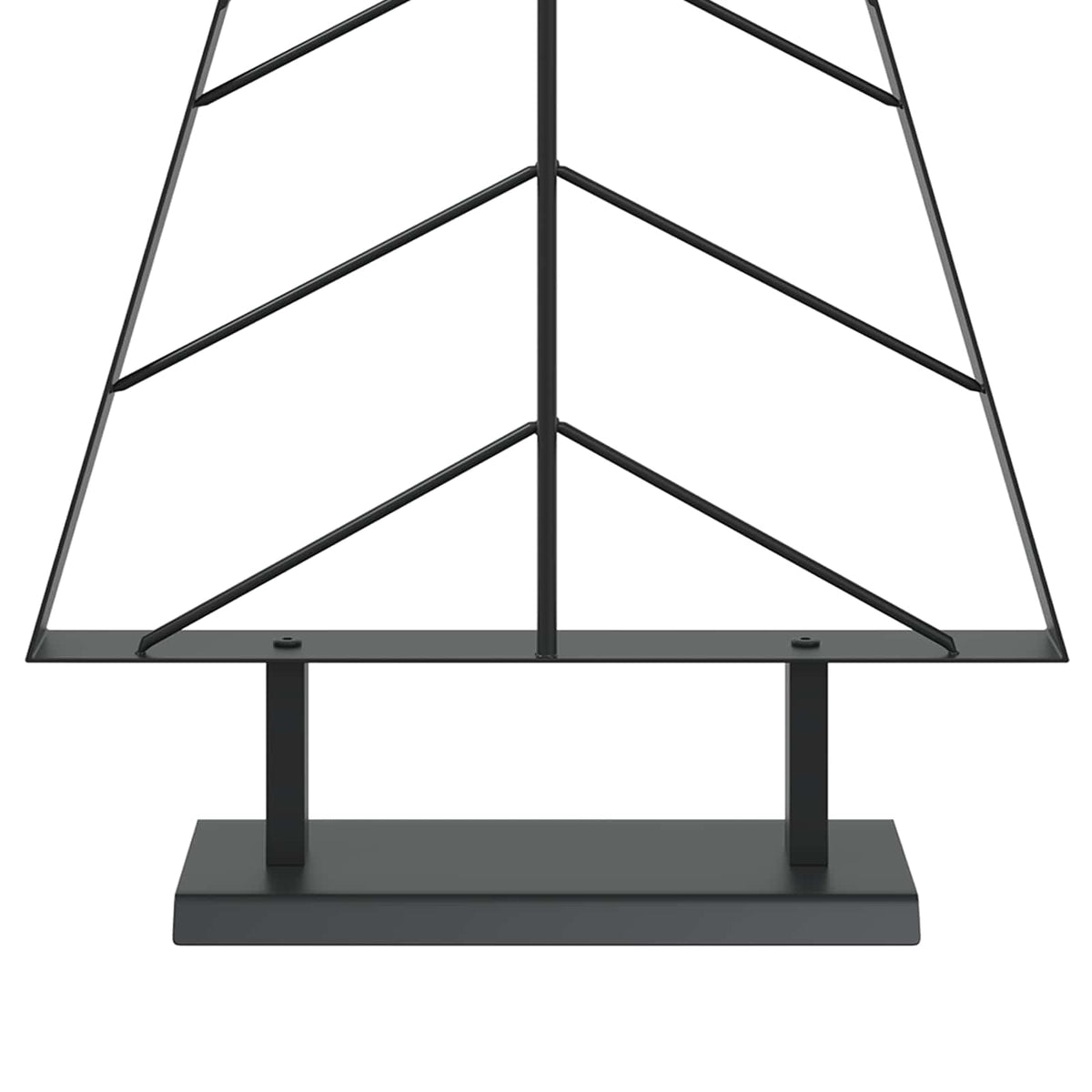 Metalinė Kalėdų eglutė su stovu KUOPIO 125 cm Plienas Juoda