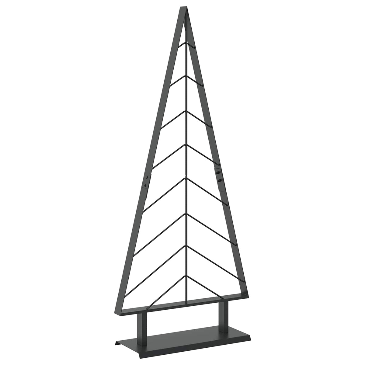 Metalinė Kalėdų eglutė su stovu KUOPIO 125 cm Plienas Juoda