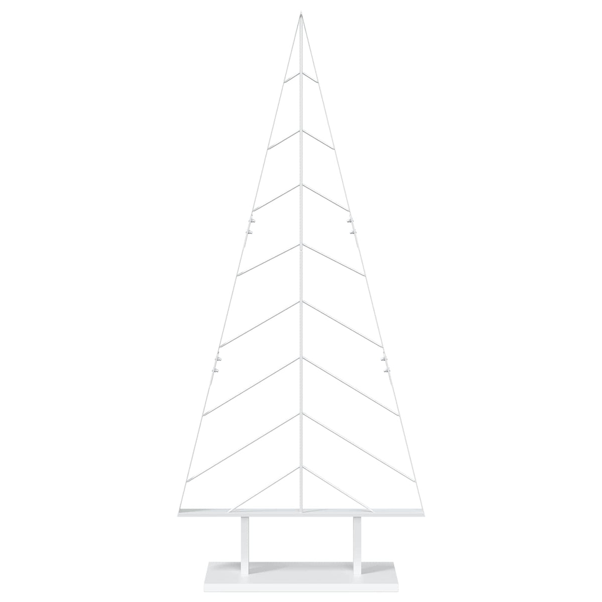 Metalinis Kalėdų medis KUOPIO 150 cm Plienas Balta