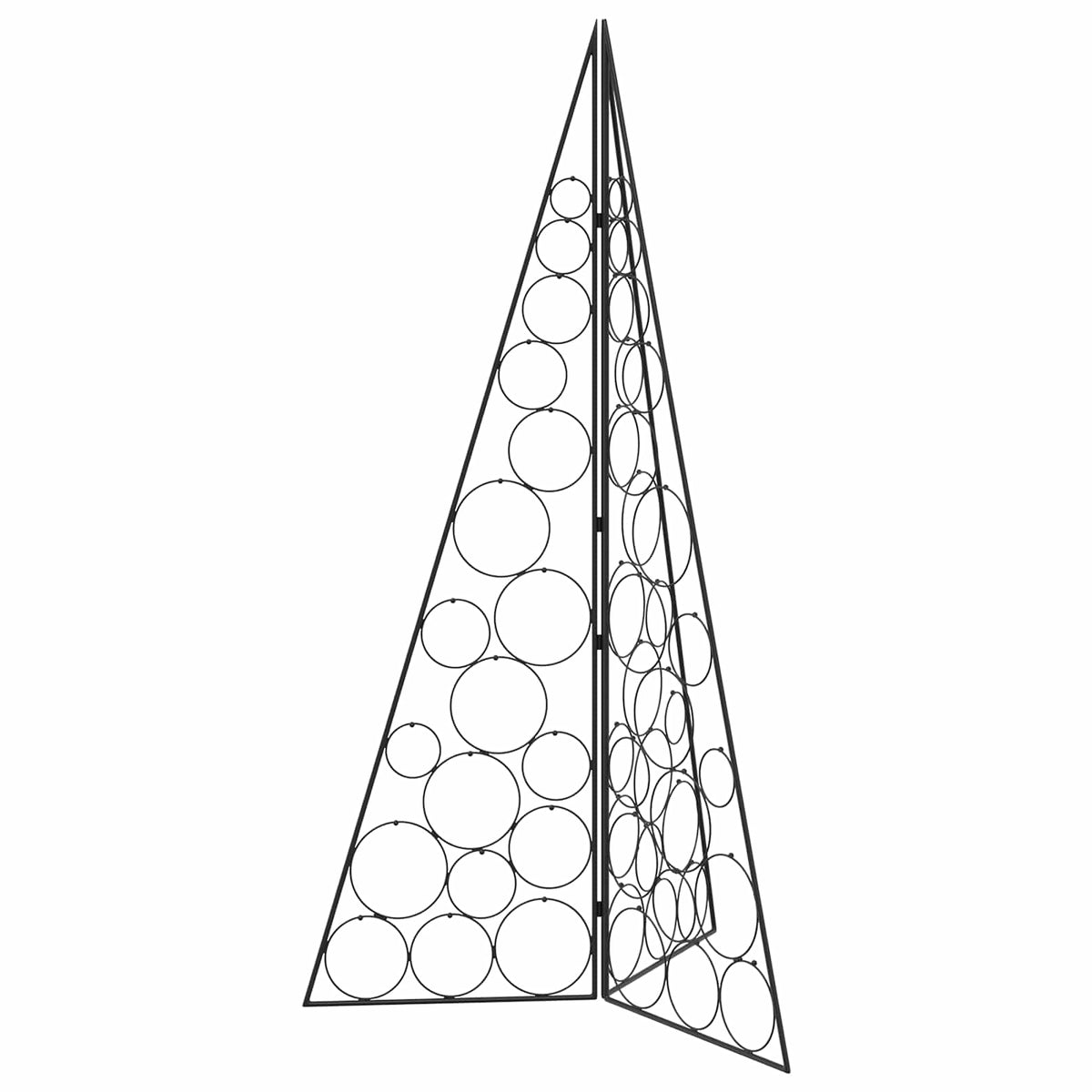 Metalinis Kalėdų medis KUOPIO 140 cm Plienas Juoda