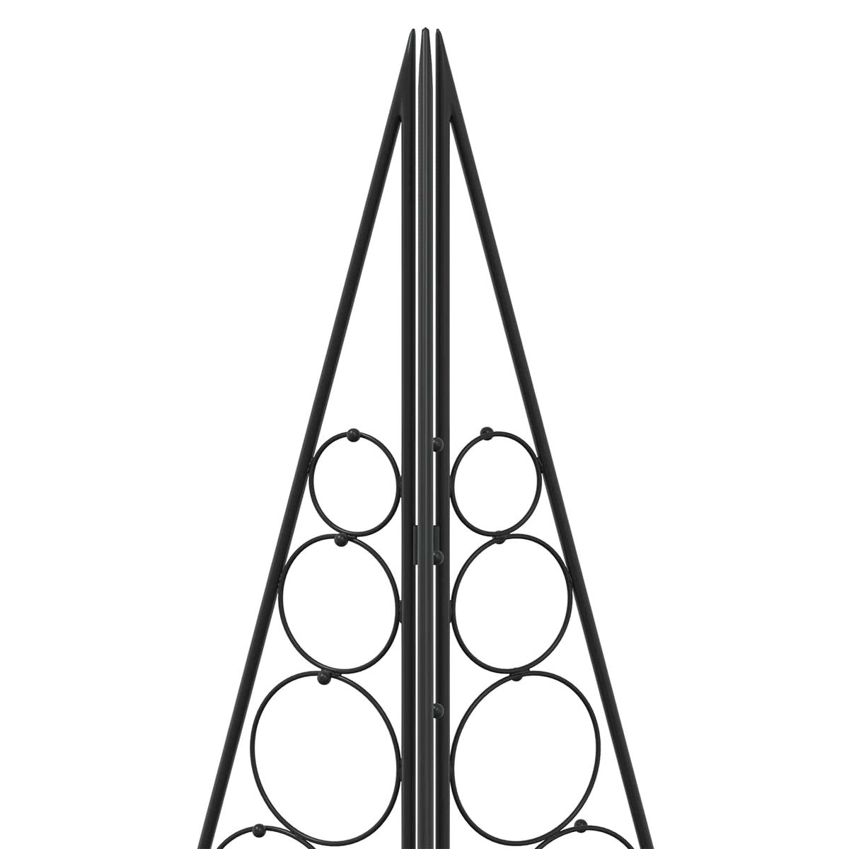 Metalinis Kalėdų medis KUOPIO 180 cm Plienas Juoda