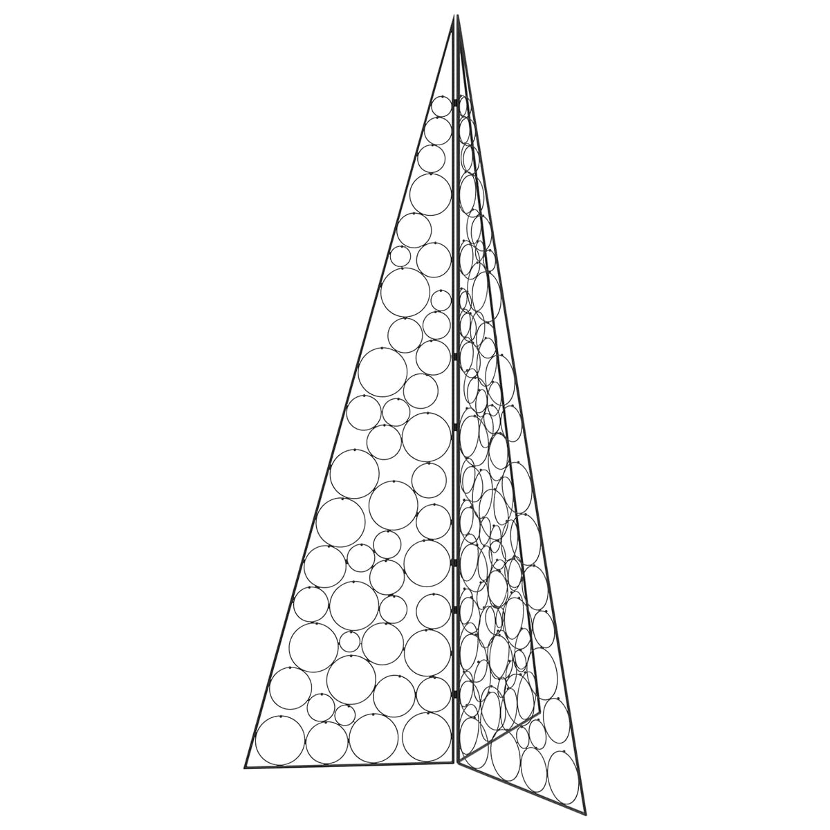 Metalinis Kalėdų medis KUOPIO 210 cm Plienas Juoda