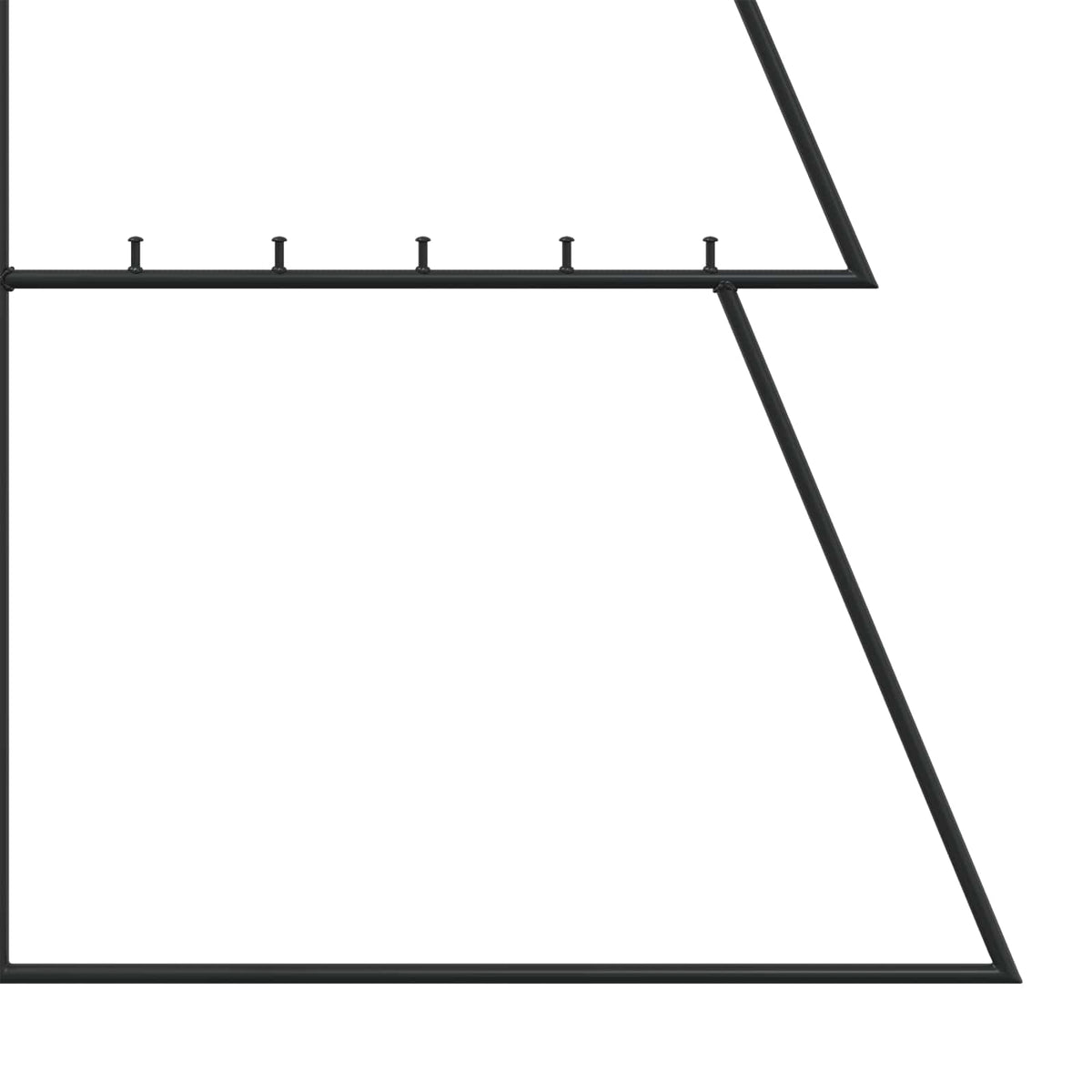 Metalinis Kalėdų medis KUOPIO 100 cm Plienas Juoda