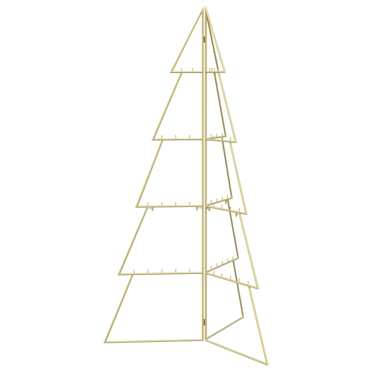 Metalinis Kalėdų medis KUOPIO 140 cm Plienas Auksinė