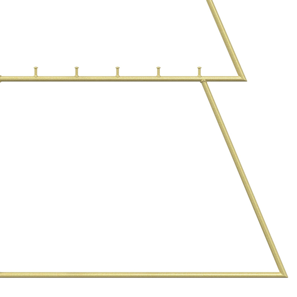 Metalinis Kalėdų medis KUOPIO 210 cm Plienas Auksinė