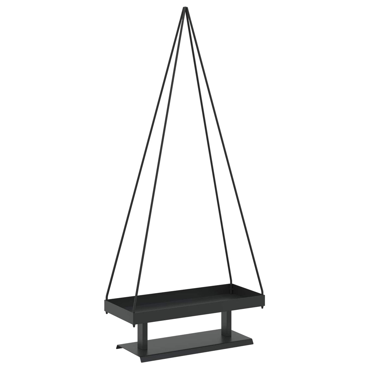 Metalinis Kalėdų medis KUOPIO 125 cm Plienas Juoda